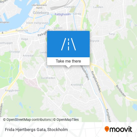 Frida Hjertbergs Gata map