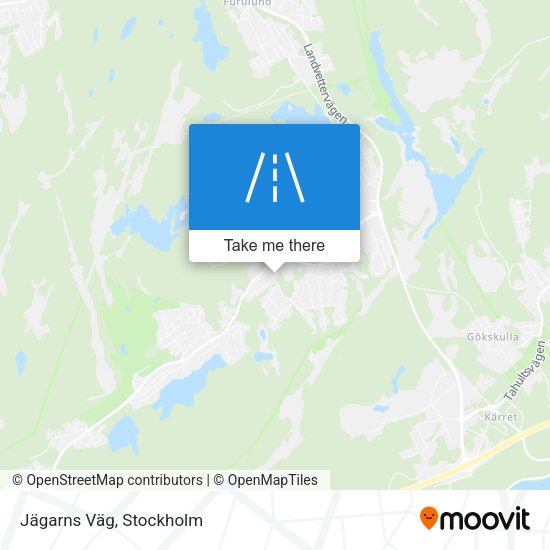 Jägarns Väg map