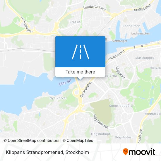 Klippans Strandpromenad map