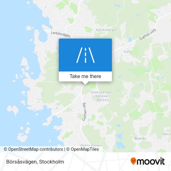 Börsåsvägen map