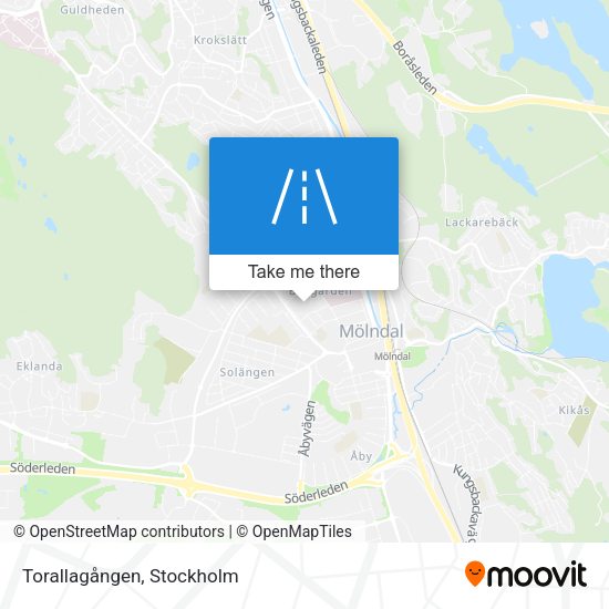 Torallagången map