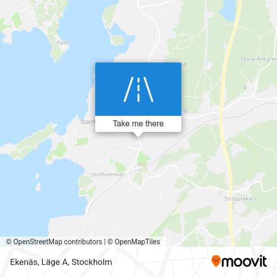 Ekenäs, Läge A map
