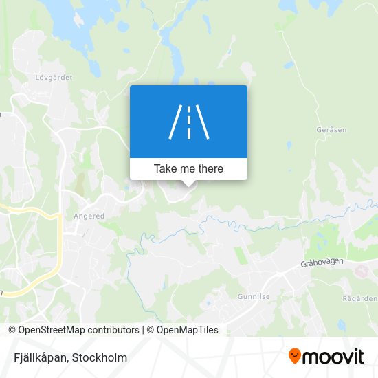 Fjällkåpan map