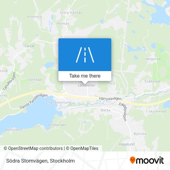 Södra Stomvägen map