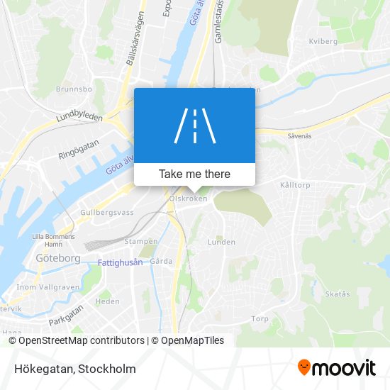 Hökegatan map