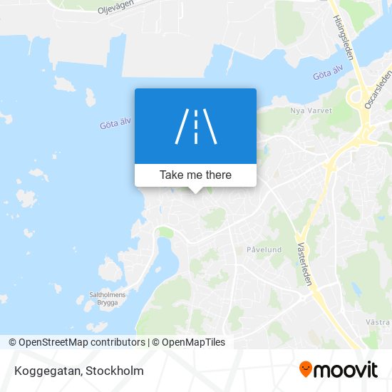 Koggegatan map