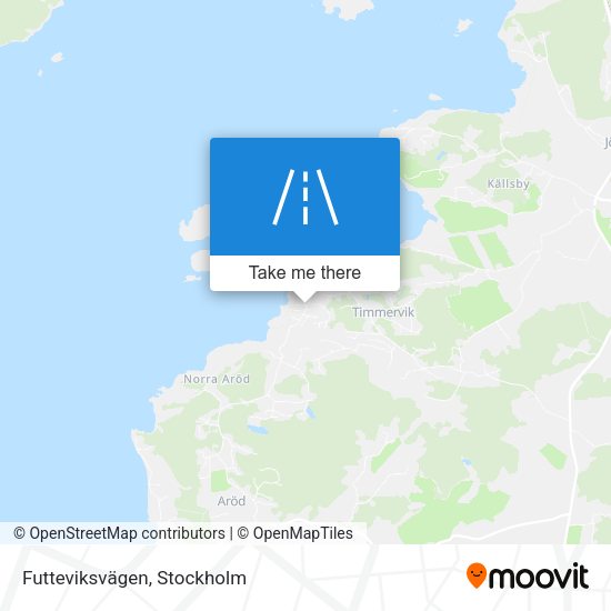 Futteviksvägen map
