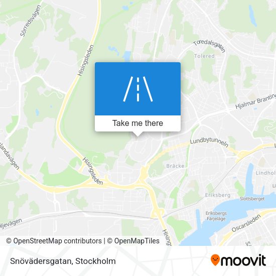 Snövädersgatan map