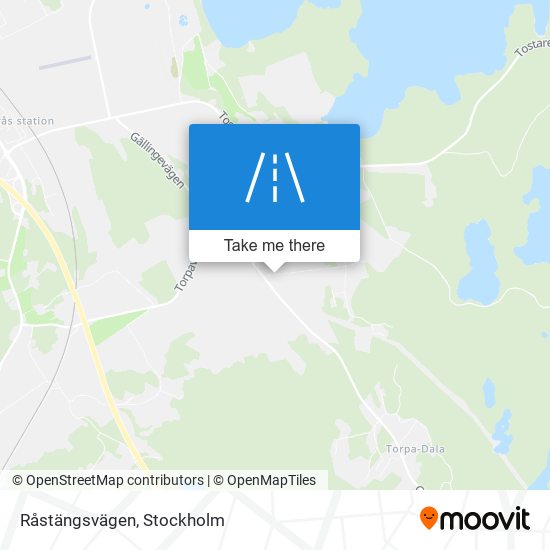 Råstängsvägen map