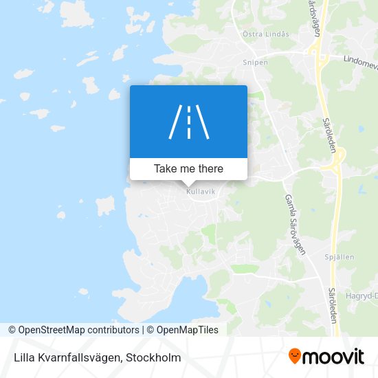 Lilla Kvarnfallsvägen map