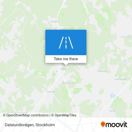 Dalalundsvägen map