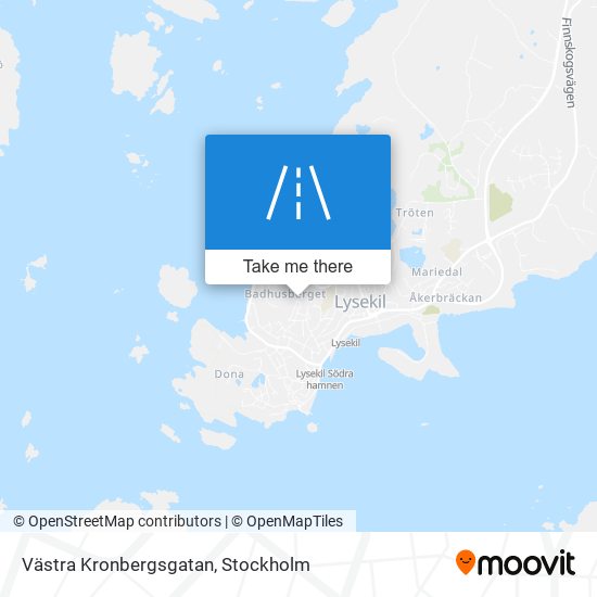 Västra Kronbergsgatan map