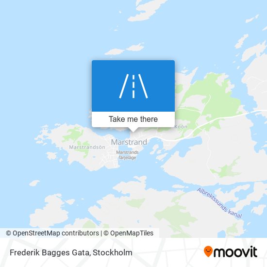 Frederik Bagges Gata map