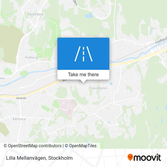 Lilla Mellanvägen map