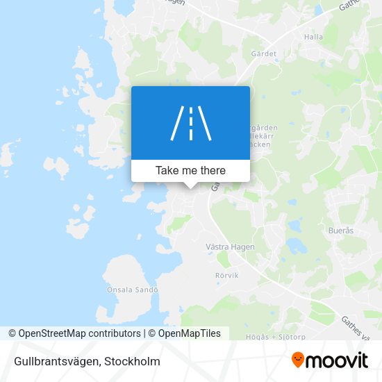 Gullbrantsvägen map