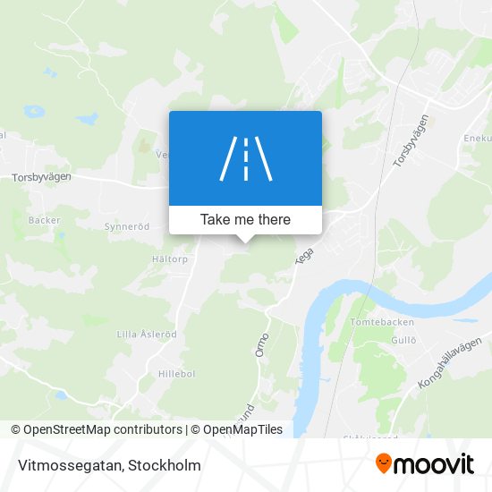 Vitmossegatan map