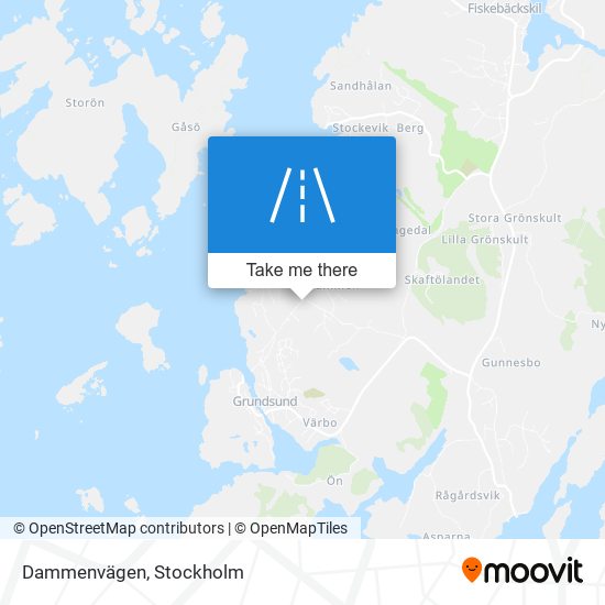 Dammenvägen map