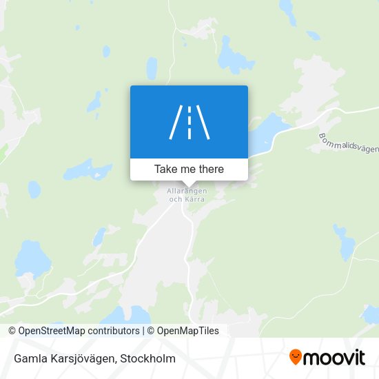 Gamla Karsjövägen map