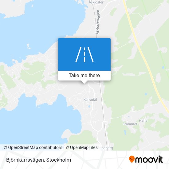 Björnkärrsvägen map