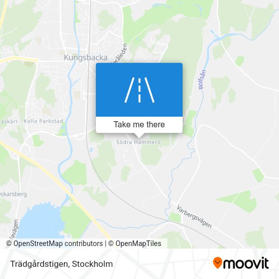 Trädgårdstigen map