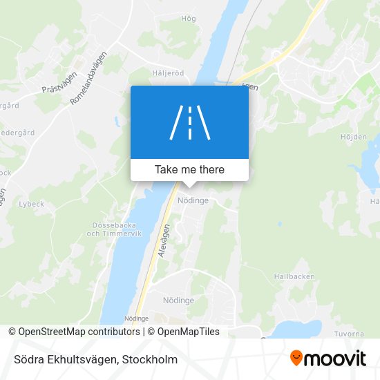Södra Ekhultsvägen map