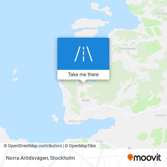 Norra Arödsvägen map