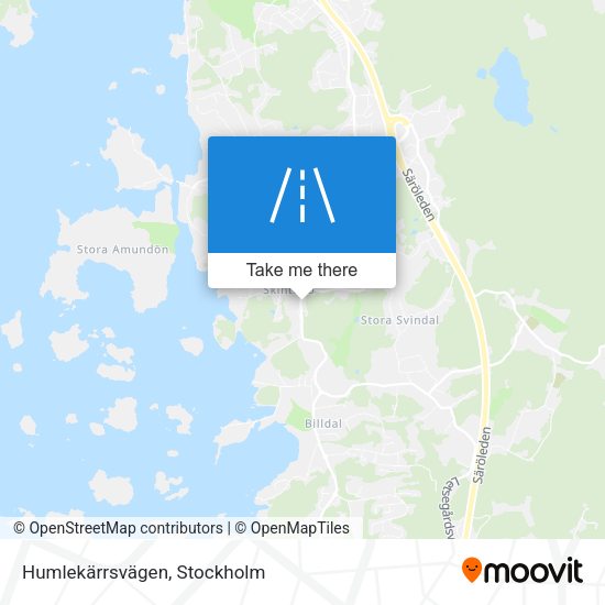 Humlekärrsvägen map