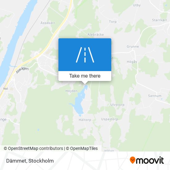 Dämmet map