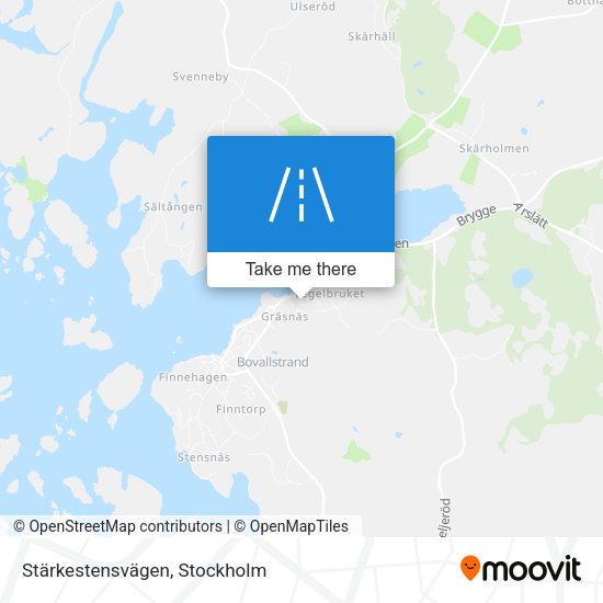Stärkestensvägen map