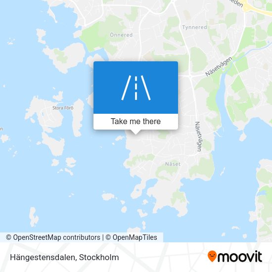 Hängestensdalen map