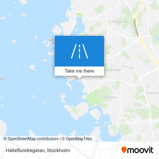Hälleflundregatan map