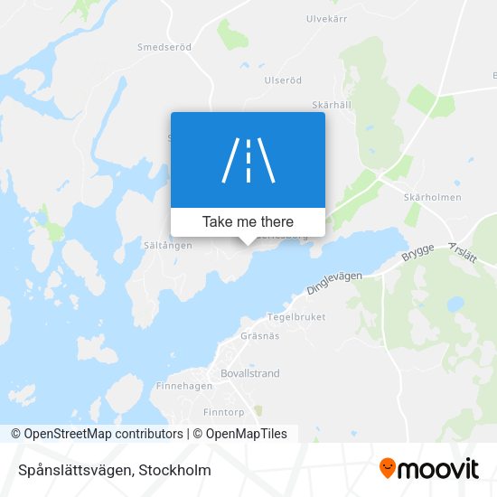 Spånslättsvägen map