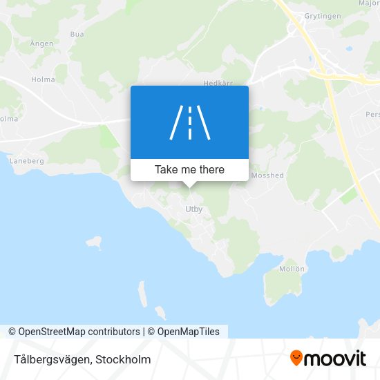 Tålbergsvägen map