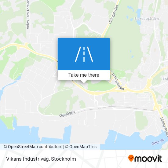 Vikans Industriväg map