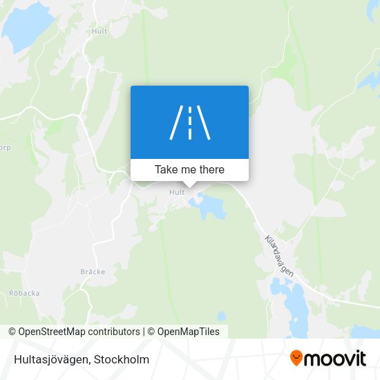 Hultasjövägen map