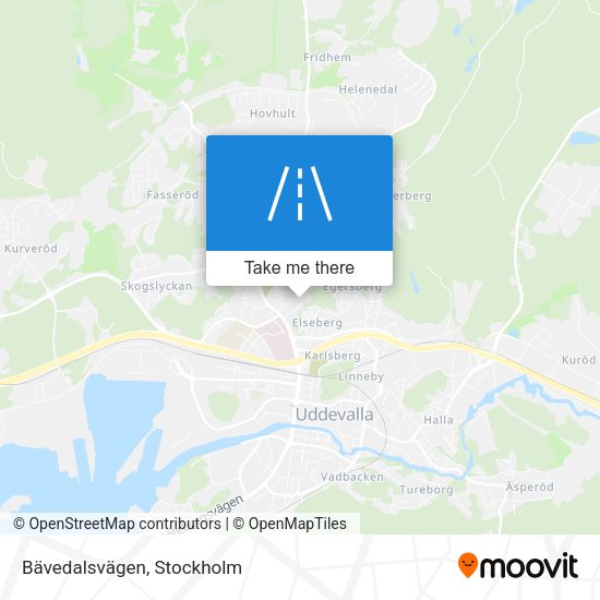 Bävedalsvägen map