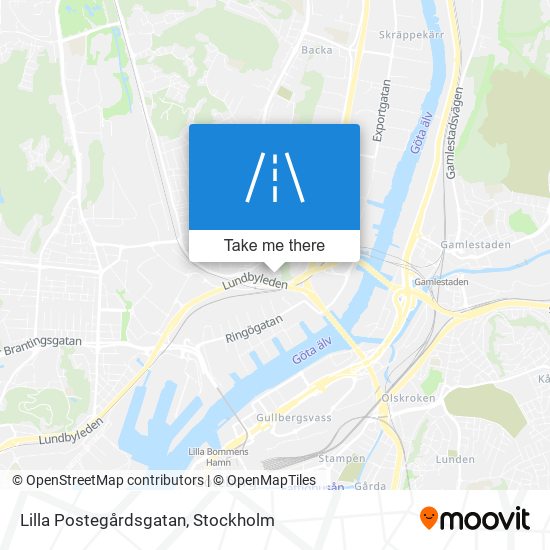 Lilla Postegårdsgatan map