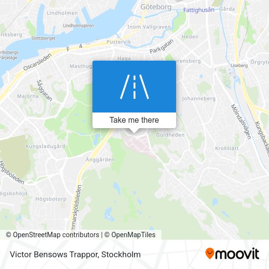 Victor Bensows Trappor map