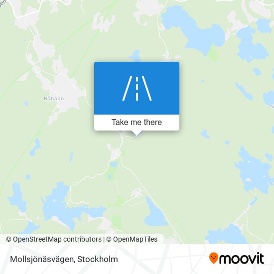 Mollsjönäsvägen map