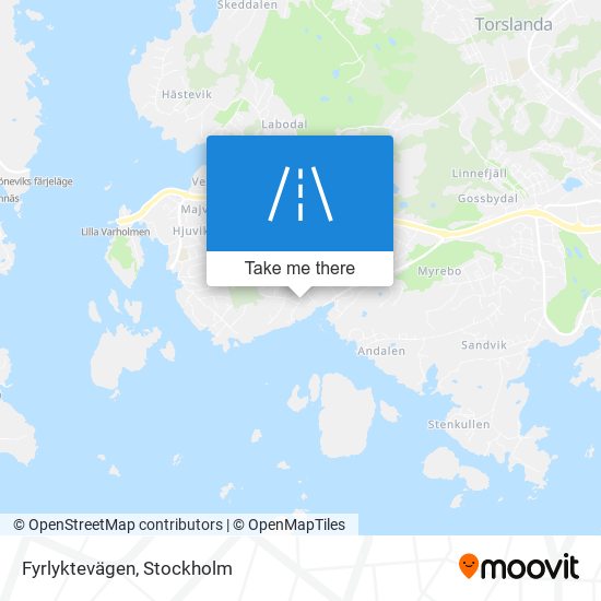 Fyrlyktevägen map