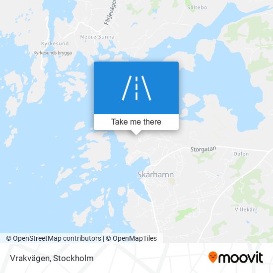 Vrakvägen map