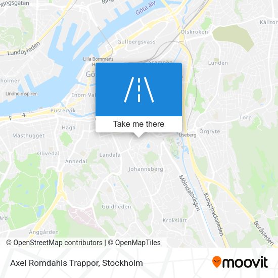 Axel Romdahls Trappor map