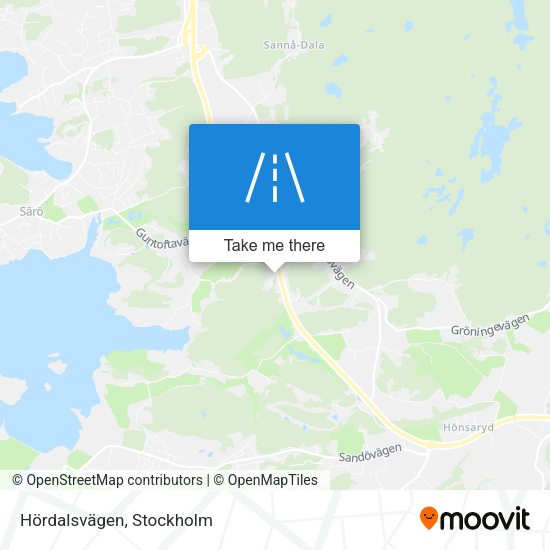 Hördalsvägen map