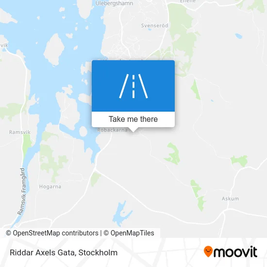 Riddar Axels Gata map