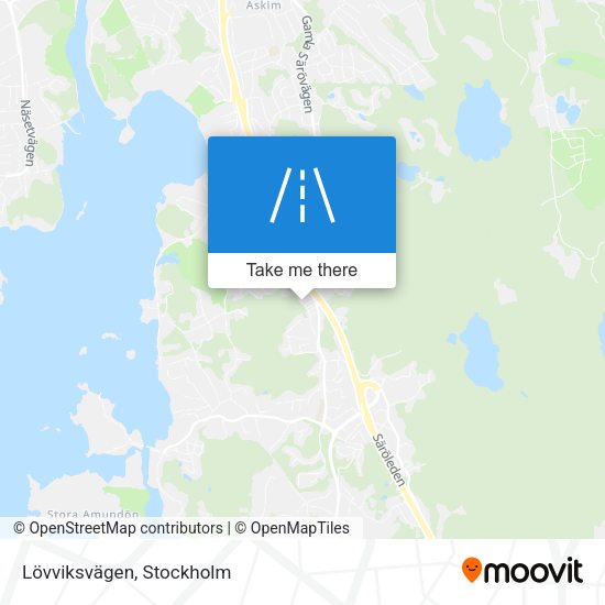 Lövviksvägen map