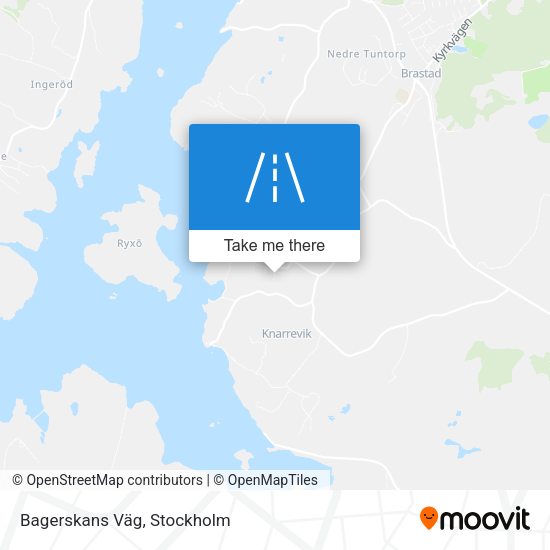 Bagerskans Väg map