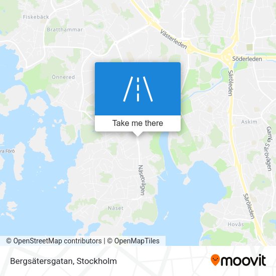 Bergsätersgatan map