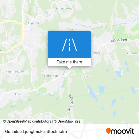 Gunnilse Ljungbacke map