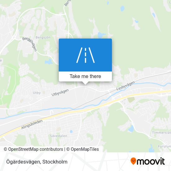 Ögärdesvägen map