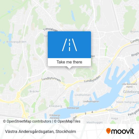 Västra Andersgårdsgatan map